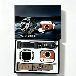 Montre connectée Okpu WT-09 avec écouteurs, écran TFT 41-43 mm, appels Bluetooth, suivi du sommeil, montre de sport unisexe pour l'extérieur - Product Image 1