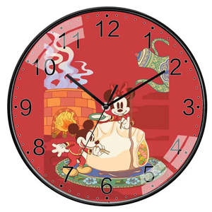 Horloge murale en quartz à face unique Disney Mickey en plastique - Product Image 4