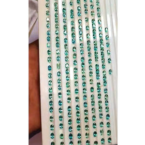 Lote de 202 Piezas de Apatita Azul Natural de 6x4mm, Facetada Ovalada, 94 Quilates, Venta Iroc, Gema Suelta de Alta Calidad, Corte Apatita, US$151 por Todo - Product Image 1