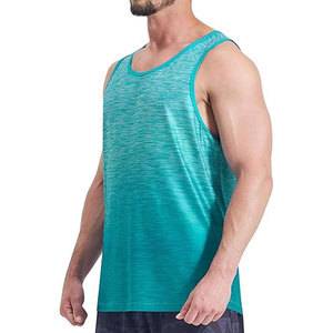 Camiseta sin mangas de secado rápido personalizada para hombre, chalecos estampados de estilo informal, material de punto, sublimación - Product Image 2