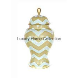 Decoración de cocina para el hogar y el restaurante, tarros y ollas de jengibre, Color dorado, aspecto brillante, contenedor de jengibre de Metal de acero inoxidable - Product Image 2