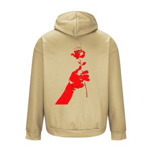 OEM Custom Logo Design Sweats à capuche en molleton 100% coton pour hommes Regular Fit couleur dorée pour l'hiver Graphismes personnalisés imprimés BD - Product Image 2