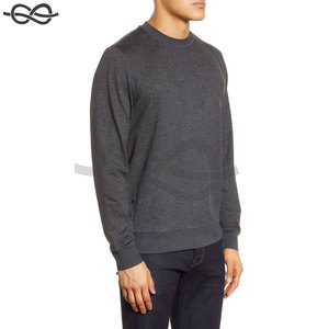 Sweat-shirt à col rond surdimensionné en tissu doux vierge de conception OEM pour femmes hommes pull de golf personnalisable sweat-shirt à manches longues - Product Image 3