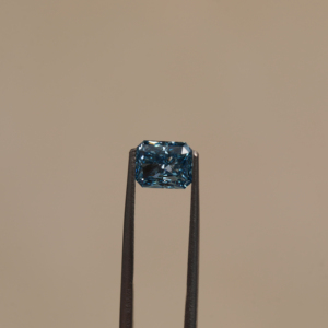 2.0 CT Blue Radiant Cut Loose Lab Grown CVD Diamond Bijoux exquis avec certificat Fancy Blue Color Filled - Product Image 5