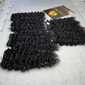 Mechones de pelo rizado birmano vietnamita, cabello rizado virgen, grado 10A, sin enredos/sin caída - Product Image 4