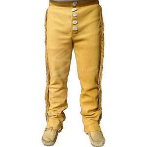 Chaps de cuero para hombre más vendidos de buena calidad, estilo informal ligero, gran oferta, MOQ bajo, patrón recto de cuero lavado - Product Image 1