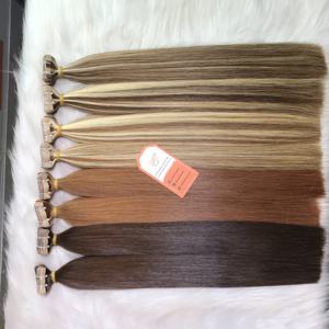 Qualité supérieure 100% pur brut non transformé vierge Remy Extensions de cheveux longue durée cuticule aligné bande cheveux non transformés - Product Image 2