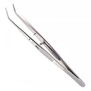 Pinces chirurgicales manuelles en acier inoxydable de haute qualité, pinces à pansements en coton pour interventions dentaires, réutilisables - Product Image 2