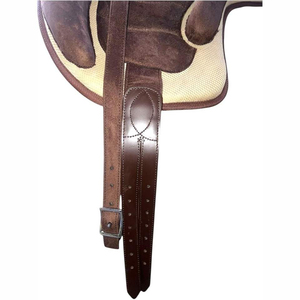 Selle de course à barils western en cuir et bois de qualité supérieure pour cheval avec taille personnalisée et design respirant - Product Image 5