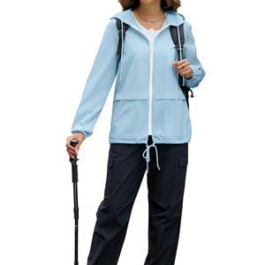 Wholesale Breathable Waterproof <b>Windbreaker</b> <b>Jackets</b> For <b>Women</b> Custom Logo Print <b>Women's</b> <b>Windbreaker</b> <b>Jacket</b> In Low MOQ - Product Image 4