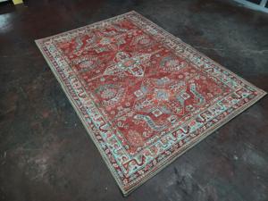 Tapis et moquette Adiva antidérapants en polyester à poils longs avec envers en coton turc tissé lavable pour salon et chambre à coucher - Product Image 4