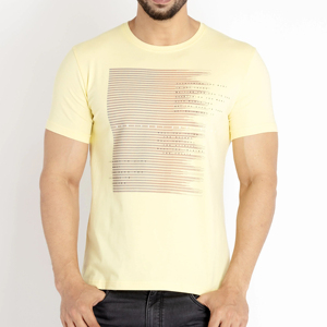 Camiseta Deportiva de Lona Transpirable de Poliéster/Algodón para Hombre, con Logotipo Personalizado Impreso en Serigrafía - Product Image 1