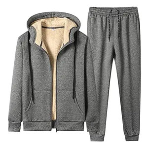 Chándal de lana personalizado, ropa deportiva informal con estilo, Conjunto de sudadera con capucha, ropa de calle transpirable, marca personalizada de moda de primavera - Product Image 1