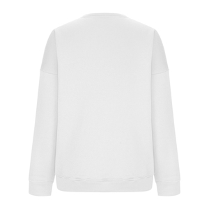 OEM femmes surdimensionné polaire sweats à capuche col rond pulls avec logo avant tenues de mode pour l'hiver - Product Image 5