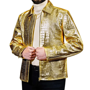 Chaquetas de cuero de lujo para hombre, prendas de vestir exteriores cálidas de primera calidad, forro suave y cómodo, duradero, calidad, venta al por mayor, moda - Product Image 4