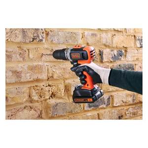 Taladro Percutor Inalámbrico Black & Decker de 18V (Batería No Incluida; 2Ah) POWERCONNECT BCD003NXJ, Taladros Percutores de Alto Rendimiento - Product Image 6