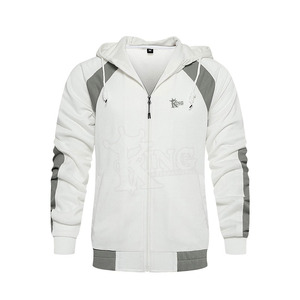Survêtement d'hiver pour homme 100% coton, personnalisable, avec fermeture éclair, jogging, séchage rapide, polaire - Product Image 3