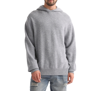 Trendind couleur unie sweats à capuche Street Wear tenue décontractée hommes sweats à capuche - Product Image 1