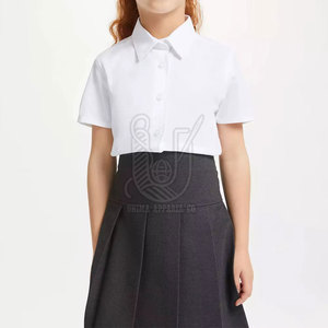 Uniformes Escolares Personalizados de Alta Calidad para Niñas de Primaria, Impermeables, de Color Sólido, con Logotipo Personalizado, de Poliéster/Algodón, Diseños Personalizados - Product Image 5