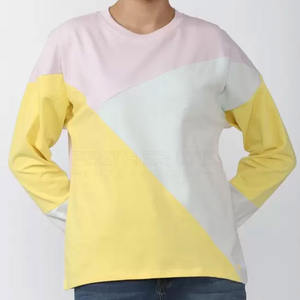 2024 nueva moda 100% algodón Streetwear Sudadera de cuello redondo de gran tamaño para mujer precio bajo en Stock - Product Image 5