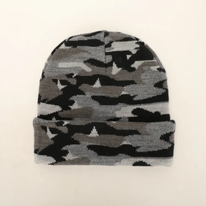 Gorro liso de calavera acrílica Unisex de alta calidad personalizado al por mayor, gorro de punto con etiqueta tejida teñida, gorro de esquí de invierno, gorro bordado - Product Image 4