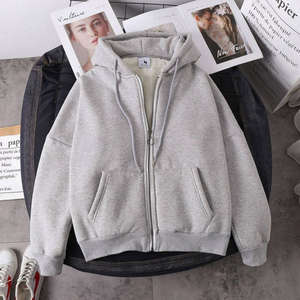 Sweats à capuche zippés Sweats à capuche à col unique à vendre en vrac Sweats à capuche zippés - Product Image 2