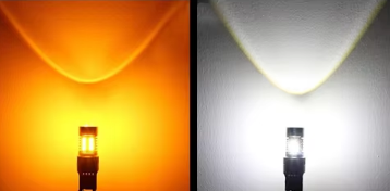 White & Amber