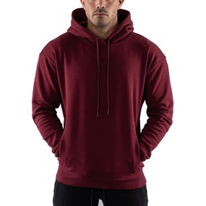 100% algodón Unisex Pullover Hoodie Heavy High Quality Custom Digital Print bordado antiarrugas para hombres - Product Image 1