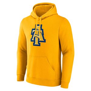 Sudadera con capucha amarilla de Carolina del Norte A & T Aggies con logotipo Bold A & T para hombres y mujeres - Product Image 2