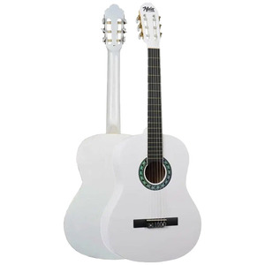 <span class=keywords><strong>Guitare</strong></span> classique blanche 4/4, ensemble complet avec tige de tension réglable, accordeur, sac, sangle, capo et médiators |   Midex CG-270WH - Product Image 2