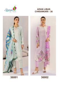 Moda alta demanda atractiva Ropa Étnica algodón con Chikankari bordado Salwar traje - Product Image 4