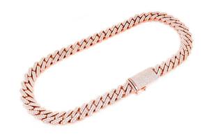 Collier de diamants de laboratoire en or 10 carats éblouissant E Color Brilliant Cut VVS2 Clarity Premium Jewelry Fournisseur d'exportation classique pour femmes - Product Image 5