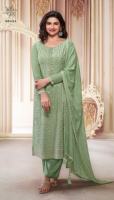 Kameez pakistanaise confortable grande taille en soie chinon lourde et slub Maruti, modèle MF586, couleur unie, simple et polyvalente, style indien