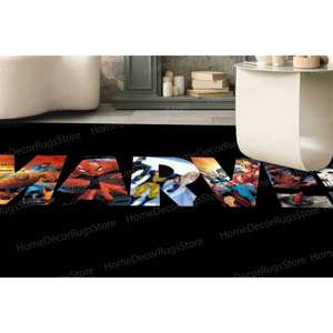 Tapis imprimé Marvel Captain America - Décoration personnalisée pour chambre d'enfant, tapis gobelin - Product Image 3