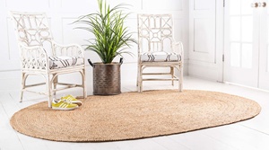 Handmade 100% Tự Nhiên Đay Thảm Lớn Bohemian Trang Chủ Trang Trí Khu Vực Thảm Dệt Tay Bện Rag Mat Sang Trọng Cho Phòng Khách Sàn - Product Image 2