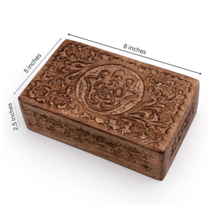 Best Handcrafted Painted <b>Wooden</b> Floral Box for Customized Jewelry <b>Storage</b> & Gift Sake <b>Boxes</b> Decoration - Product Image 5