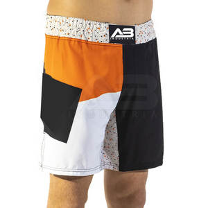 กางเกงขาสั้น MMA ของผู้ชายแห้งเร็วระบายอากาศได้ดีดีไซน์แบบของคุณเอง - Product Image 2