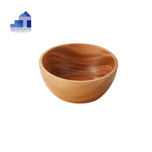 <b>Hot</b> Item 2025 Natural Acacia Wooden Bowls for Kitcheware From Vietnam Manufacturer From Vietnam For Wholesalers - Product Image 2