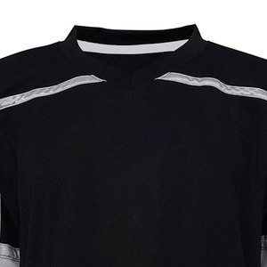 เสื้อฮอกกี้น้ำแข็งแบบซับลิเมชั่นเต็มตัว คุณภาพสูง รับผลิตตามสั่ง (OEM) สำหรับทีม สั่งซื้อขั้นต่ำน้อย ผลิตจากโพลีเอสเตอร์ 100% ระบายอากาศได้ดี แห้งเร็ว - Product Image 2