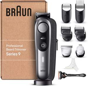 Tondeuse à barbe Braun série 9, tondeuse à barbe électrique pour hommes avec 11 outils de barbier, lame ProBlade ultra tranchante, batterie 180 min - Product Image 5