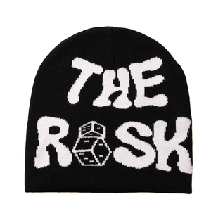 Gorro de Punto Acrílico 100% Personalizado de Alta Calidad con Logotipo Jacquard, Diseño de Letras, Estilo Y2K, Estampado Completo, para Viajes, 2026 - Product Image 5