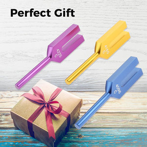 Angel Tuning Forks Set - 4096 Hz, 4160 Hz, 4225 Hz for <b>Musical</b> Instrument, with Silicone hammer and Soft Storage <b>Bag</b>, Colored - Product Image 4