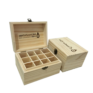 Hương liệu tổ chức sơn móng tay hương thơm nước hoa container, tinh dầu gỗ lưu trữ hộp du lịch hiển thị trình bày trường hợp - Product Image 1