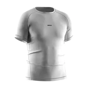 เสื้อคอมเพรสชั่นผ้าฟลีซสำหรับผู้ชาย - เย็บตะเข็บเสริมความแข็งแรงและมีลายพิมพ์, รับผลิตตามแบบ OEM/ODM สำหรับฤดูใบไม้ผลิ/ฤดูใบไม้ร่วง - Product Image 6