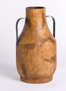 Set of 2 Acube Industries Modern Iron Glazed Gray <b>Vases</b>-Festival Home Decor Custom Size - Product Image 3