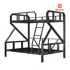 Lit superposé en métal de style Twin Over Twin Lit superposé en acier avec cadre minimaliste Stable et élégant Haute qualité GTS048 - Product Image 4
