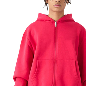 Alta calidad 2025 nueva llegada Unisex elegante 100% algodón 350gsm chándal acampanado de talla grande estampado cálido invierno 2 piezas de lana - Product Image 4