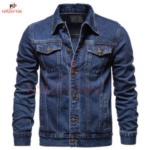Chaqueta vaquera elegante para hombre, ropa informal OEM, venta al por mayor, chaqueta vaquera de algodón de alta calidad para hombre, chaqueta vaquera personalizada para hombre a la venta - Product Image 3