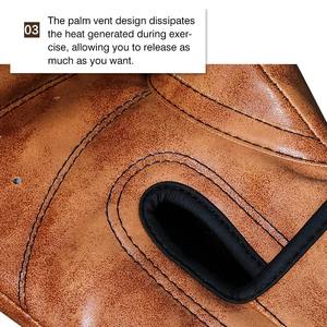 Gants de boxe rétro en cuir PU pour adultes, femmes/hommes, MMA, Muay Thai, entraînement, équipement de gym - Product Image 4