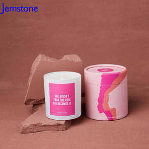 Boîte cylindrique pour bocaux à bougies, emballage en tube de papier rond, emballage en carton noir pour flacons de parfum - Product Image 2